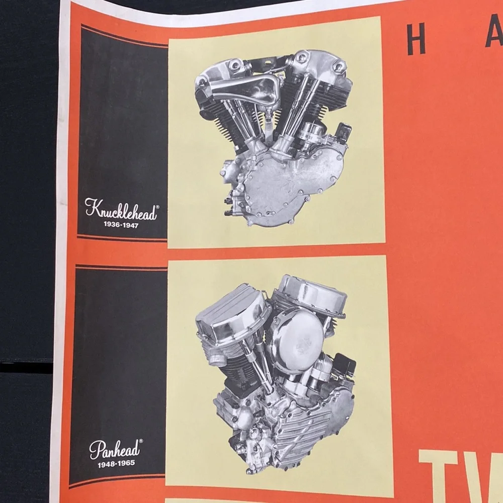 Harley-Davidson Vintage 1999 Engine Poster